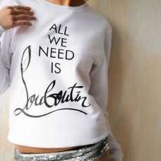 Свитшот ALL WE NEED IS LOUBOUTIN